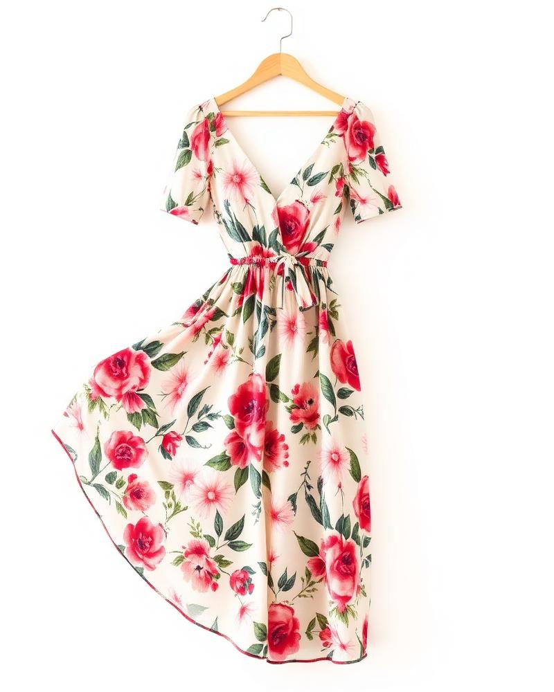 Vestido Floral Midi